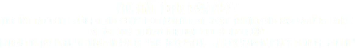 HOSTING YOUR OWN BBQ? You just can’t get enough of our yummy bbq favorites, or maybe hosting your own party or event? We are now offering our food sold by the pound! Contact us for more information and to place your order… Allow Smokin’ Phil’s to do the cookin’!